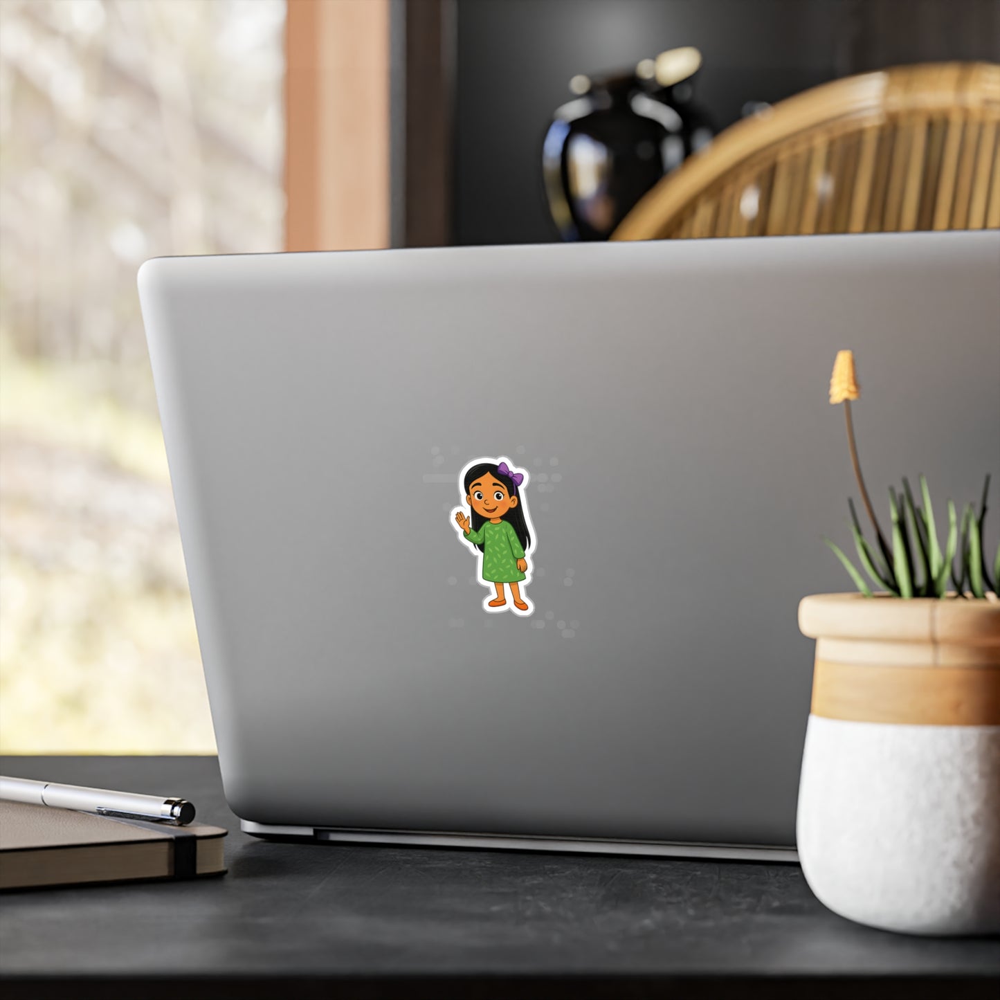 Leah Character Sticker – “Lead with Kindness”
