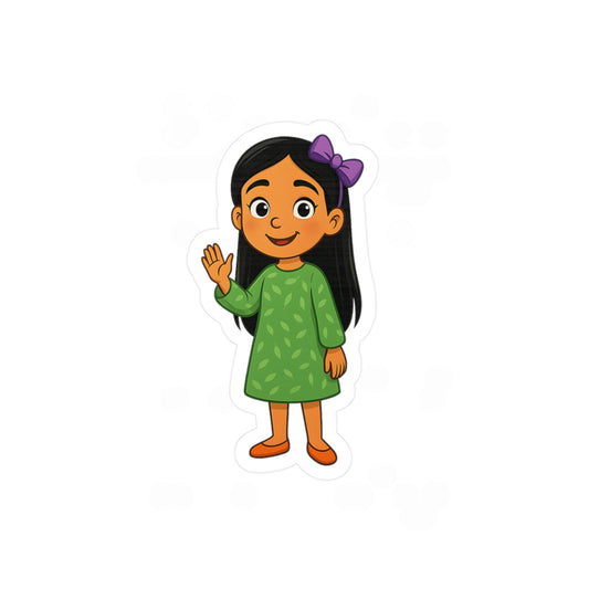 Leah Character Sticker – “Lead with Kindness”