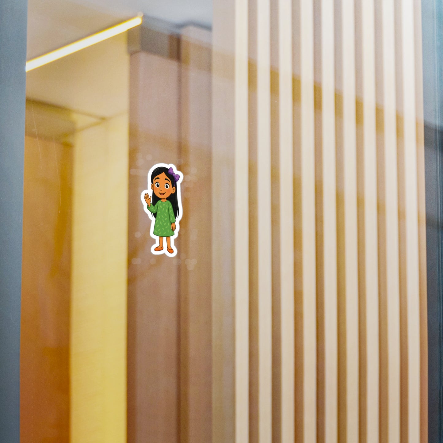 Leah Character Sticker – “Lead with Kindness”